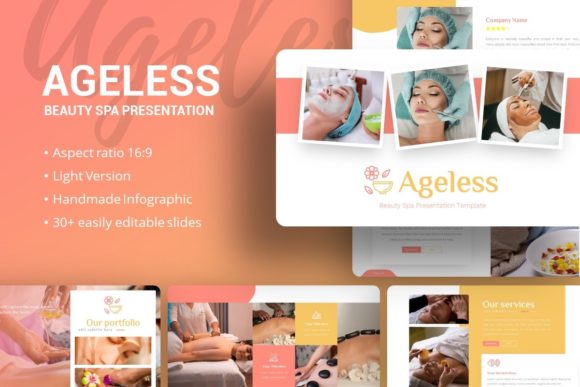 Ageless Beauty Spa: A Versatile PPT Template