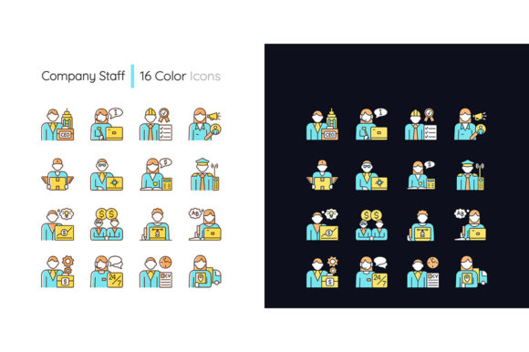 Company Staff Related Light and Dark Set: A Versatile Tool for Modern Business Needs