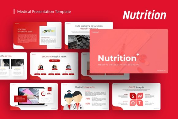Enhance Your Brand with the Nutrition Presentation Template