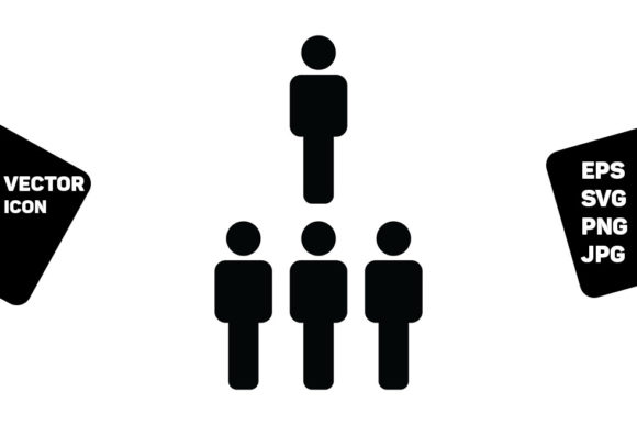 Enhancing Business Visuals with Management Icon Vector Male Group People
