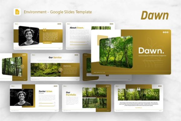 Exploring Google Slides Template - Dawn: A Versatile Presentation Solution