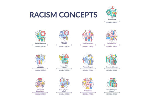 Fighting Racism with Iconic Designs