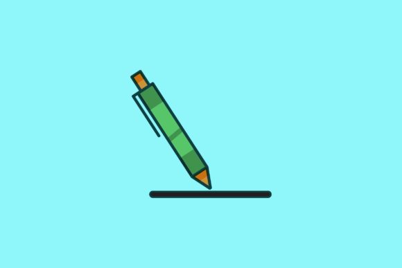 Flat Icon - Pen: A Versatile Design Asset