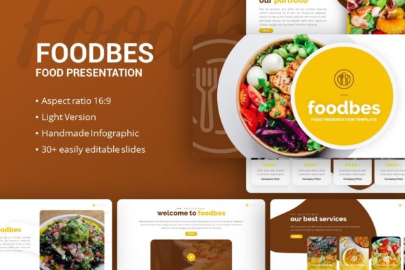 Introducing Foodbes Food Presentation Template: A Versatile Tool for Your Creative Projects
