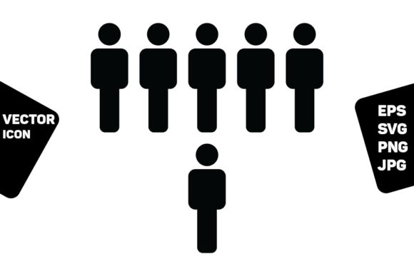 Leader Icon Vector Male Group of People: A Versatile Tool for Business and Creative Projects
