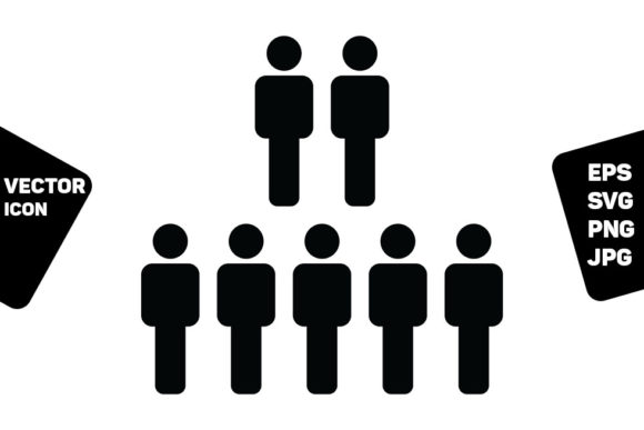 Leadership Icon Vector Male People Group: A Versatile Tool for Modern Projects