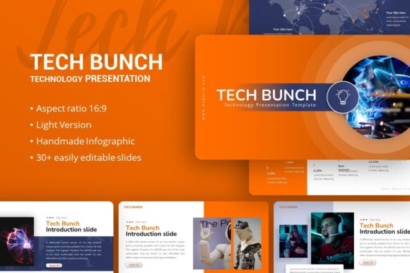 Unlock Your Presentation Potential with Tech Bunch Technology Template