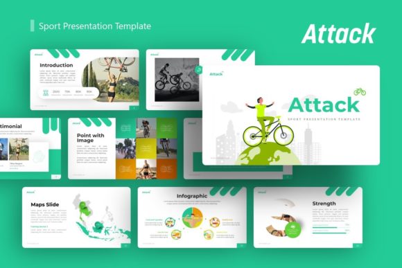 Unlock Your Presentation Potential with the Attack Sport Presentation Template