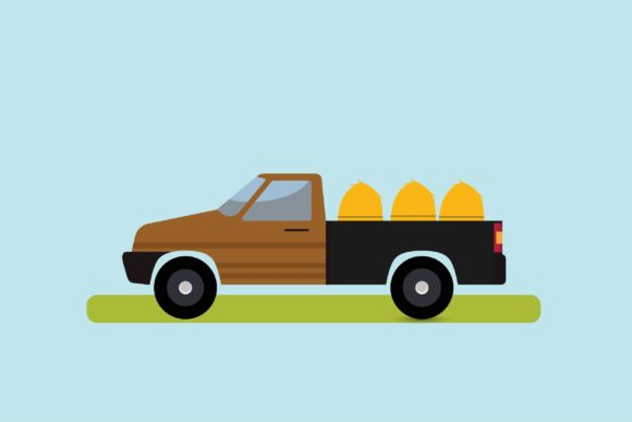 Unlocking Creativity with Flat Icon - Cattle Car