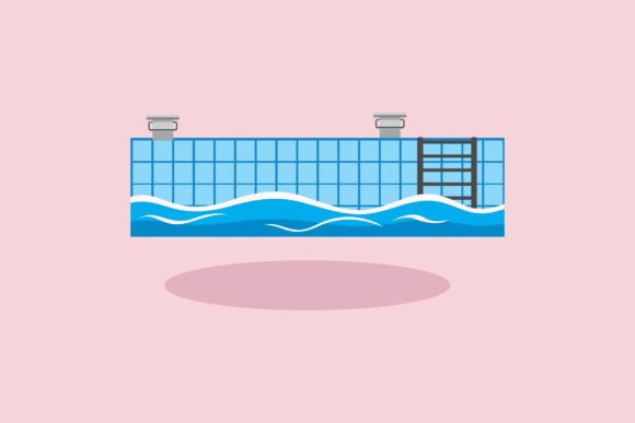 Unlocking Creativity with Flat Icon - Swimming Pool