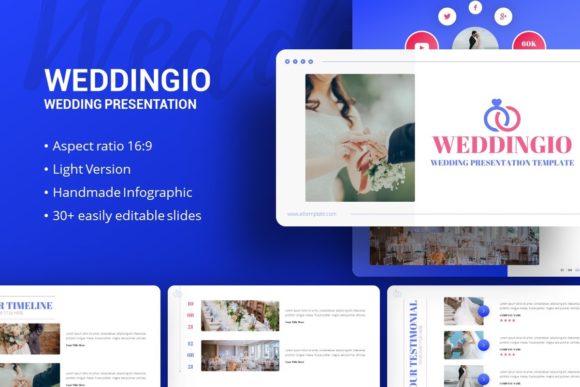 Wedingio: Your Ultimate Wedding Presentation Template